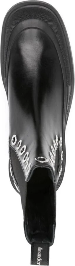 Alexander McQueen Tread Slick Leather Chelsea Boots - Image 2