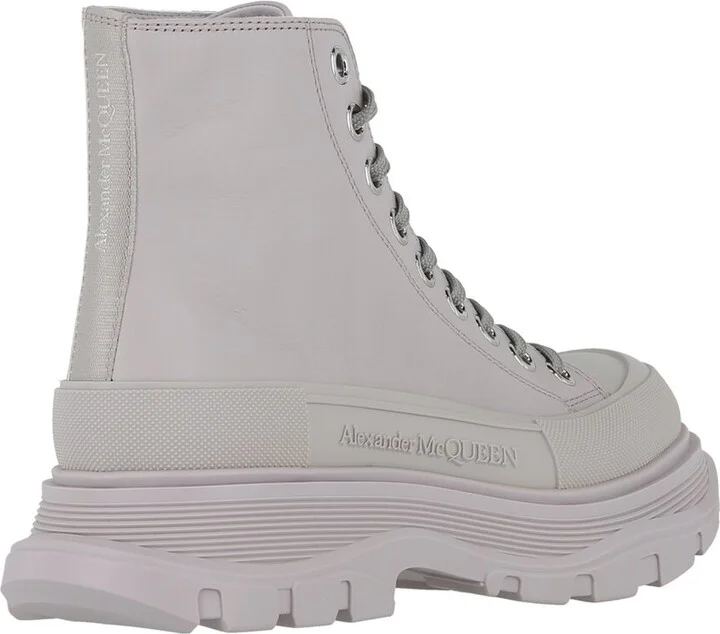 Alexander Mcqueen Tread Slick Leather High-Top Sneaker - Image 2