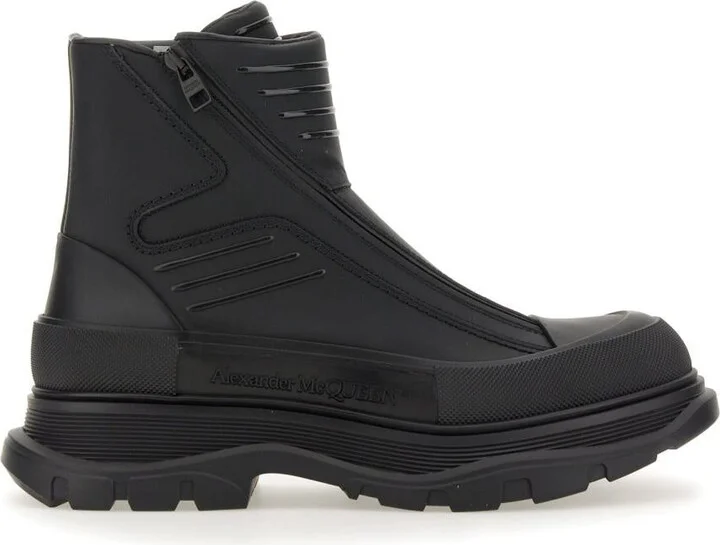 Alexander McQueen Tread Slick Motorcycle Boot
