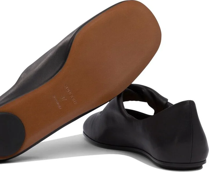 Alexander McQueen Twisted Detail Ballet Flats - Image 5