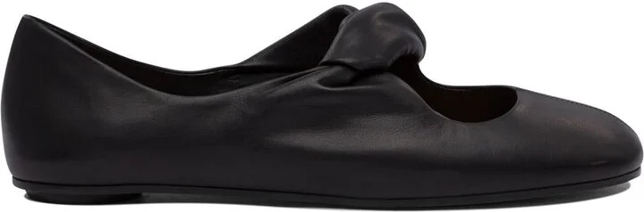 Alexander McQueen Twisted Detail Ballet Flats