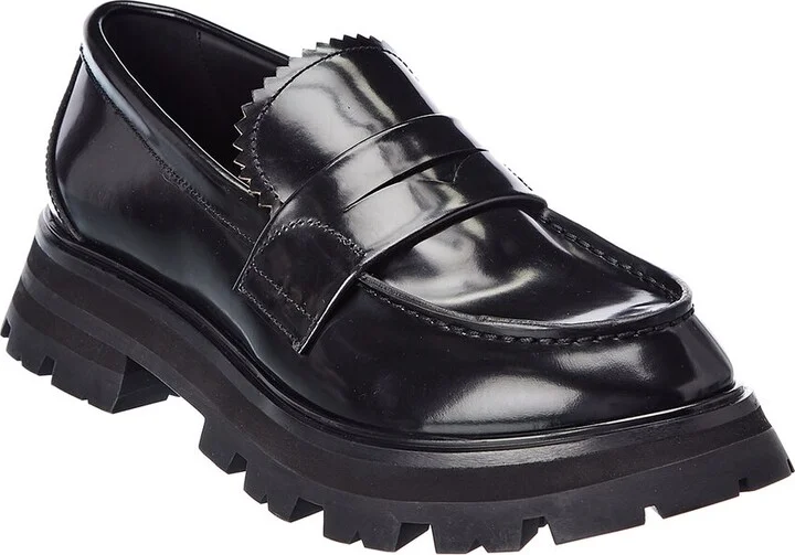 Alexander Mcqueen Wander Leather Loafer