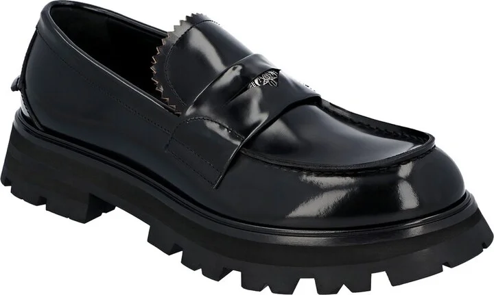 Alexander Mcqueen Wander Leather Loafer