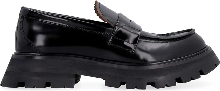 Alexander McQueen Wander Leather Loafers - Image 2