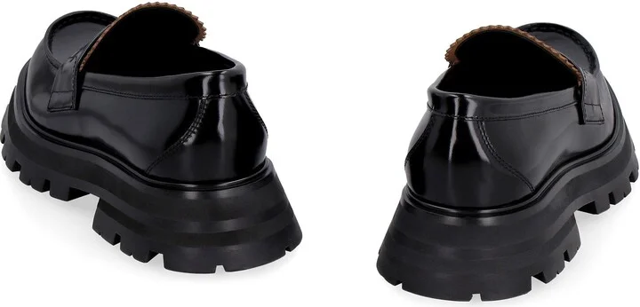 Alexander McQueen Wander Leather Loafers - Image 4
