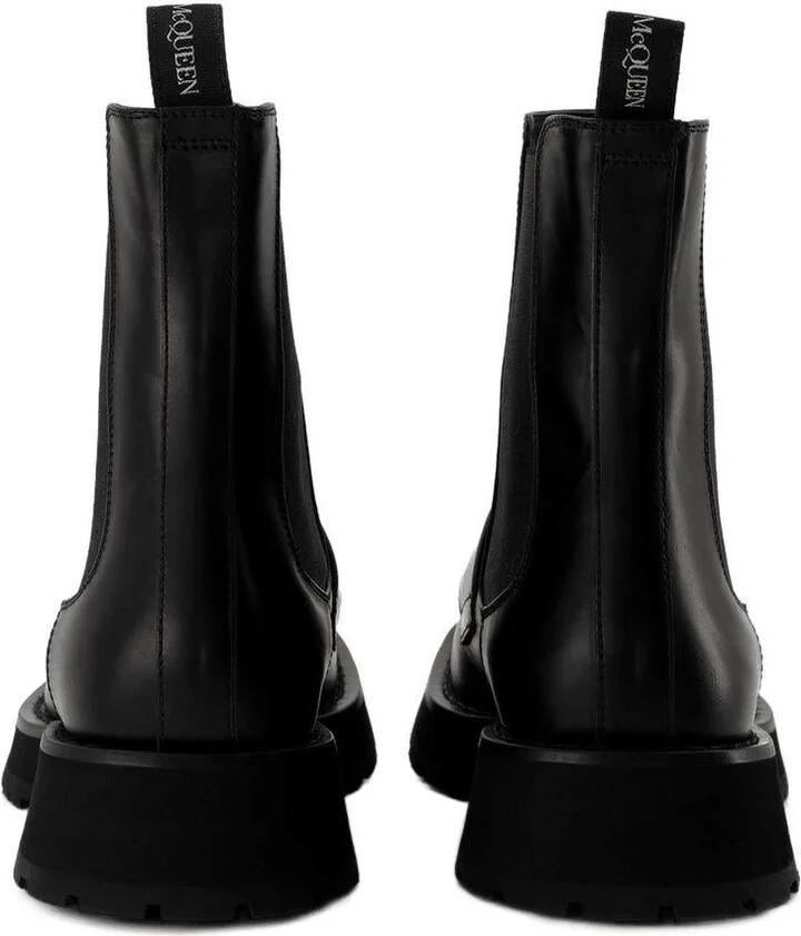Alexander McQueen Worker Punk Ankle Boots - Image 3