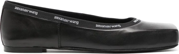 Alexander Wang Billie Flat With Logo Binding Shoes