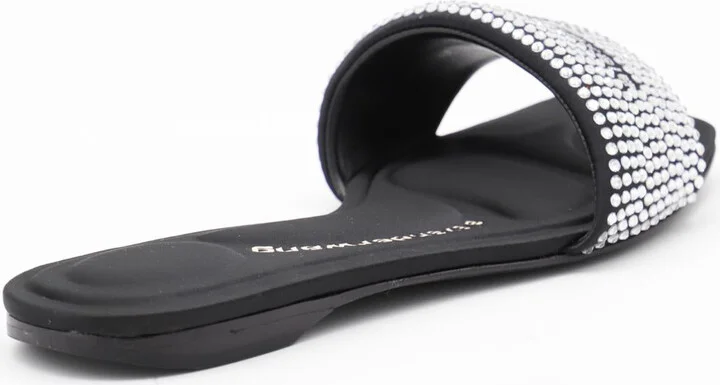 Alexander Wang Black And Silver Leather Sandals - Image 3