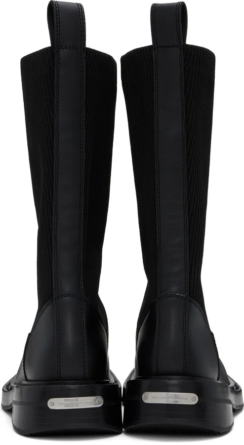 Alexander Wang Black Detroit Sock Boots - Image 2