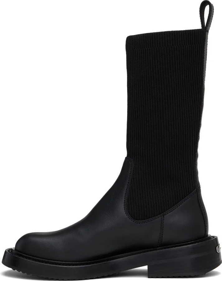 Alexander Wang Black Detroit Sock Boots - Image 3