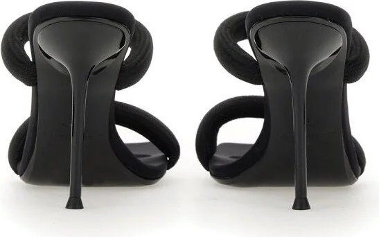 Alexander Wang Black Leather Julie Sandals - Image 10