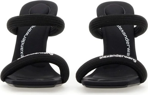 Alexander Wang Black Leather Julie Sandals - Image 11