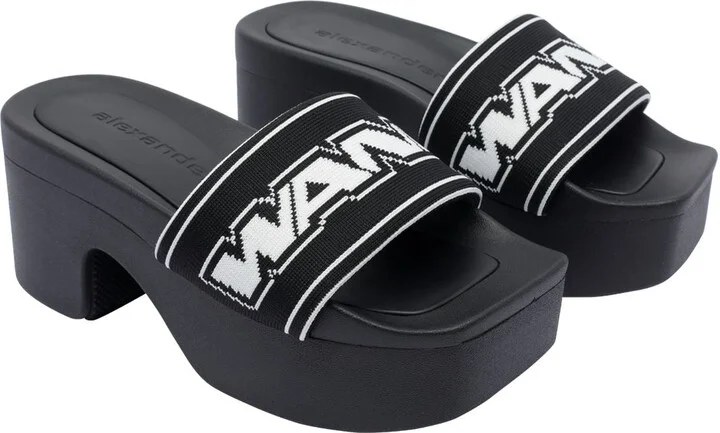 Alexander Wang Black Leather Sandals - Image 2
