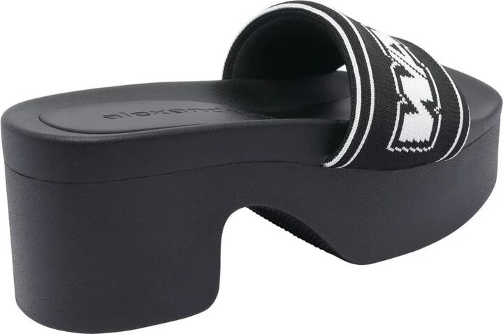 Alexander Wang Black Leather Sandals - Image 3