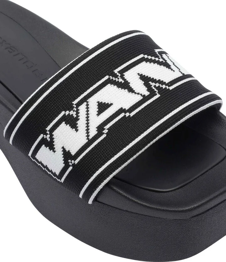 Alexander Wang Black Leather Sandals - Image 4