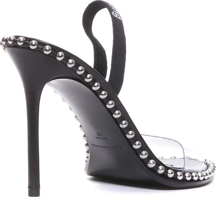 Alexander Wang Black Leather Sandals - Image 2