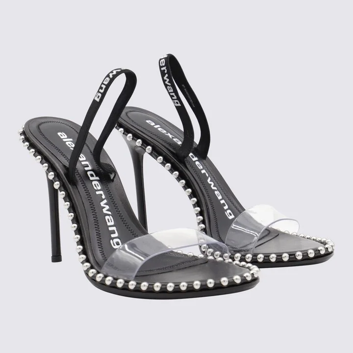 Alexander Wang Black Leather Sandals - Image 2