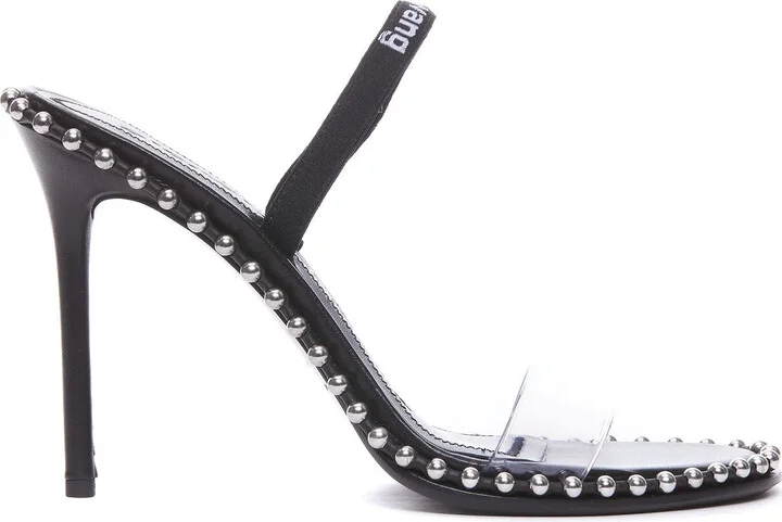Alexander Wang Black Leather Sandals