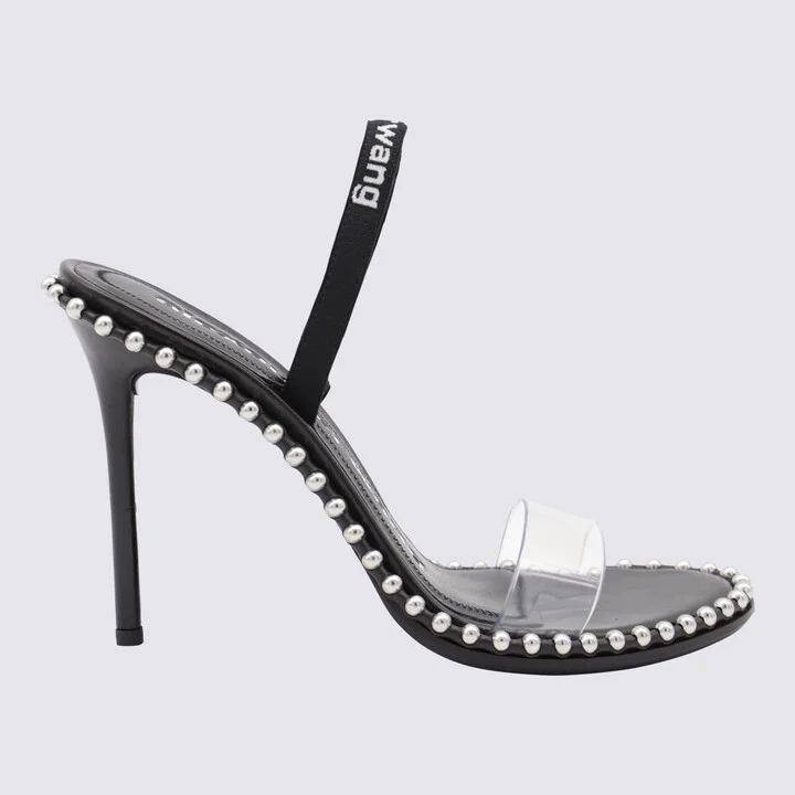 Alexander Wang Black Leather Sandals