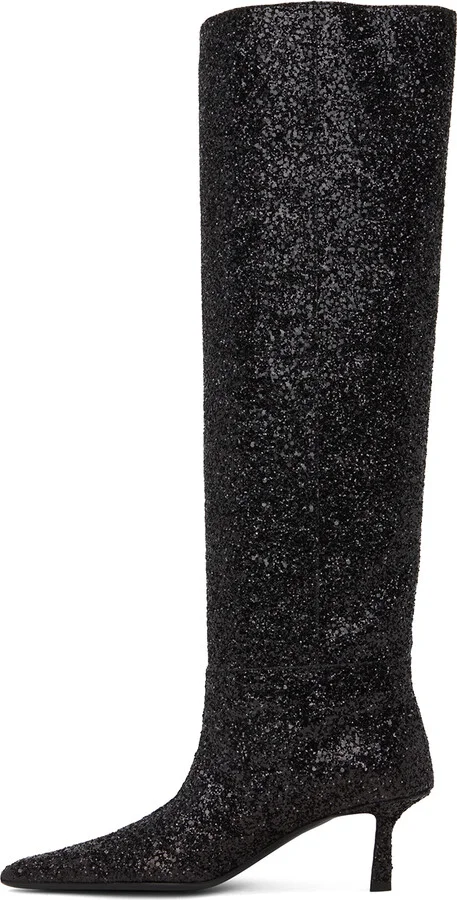 Alexander Wang Black Viola Slouch Boots - Image 3