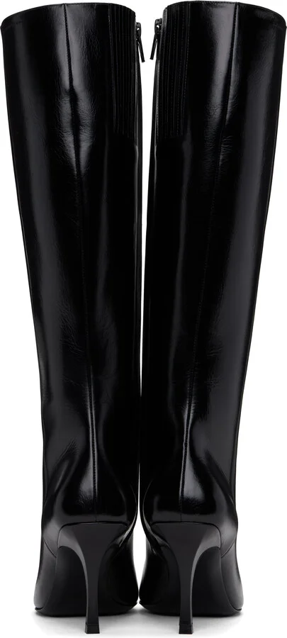 Alexander Wang Black Vivica 85mm Knee-High Tall Boots - Image 2
