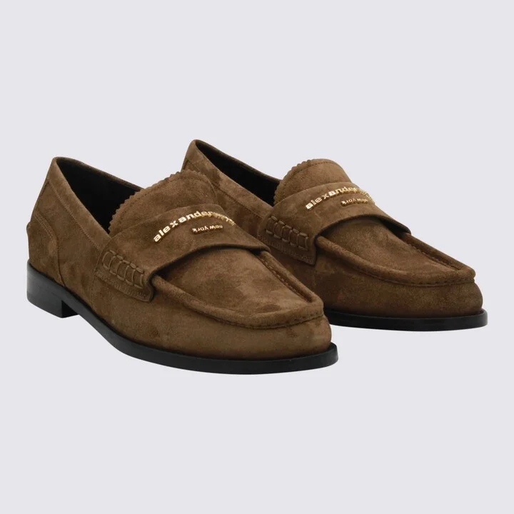 Alexander Wang Brown Leather Loafers - Image 2