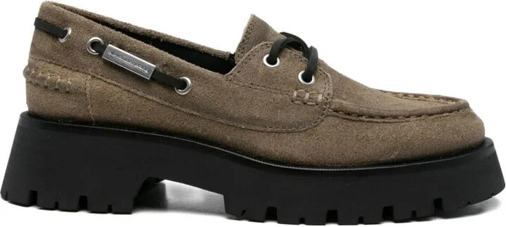 Alexander Wang Brown Platform Loafers