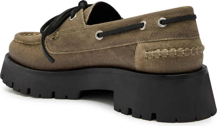 Alexander Wang Carson 50 Waxed Suede Boat Shoes - Image 2