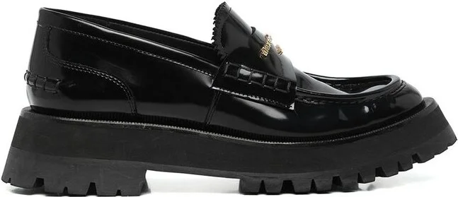 Alexander Wang Carter Mid-Heel Lug Loafers