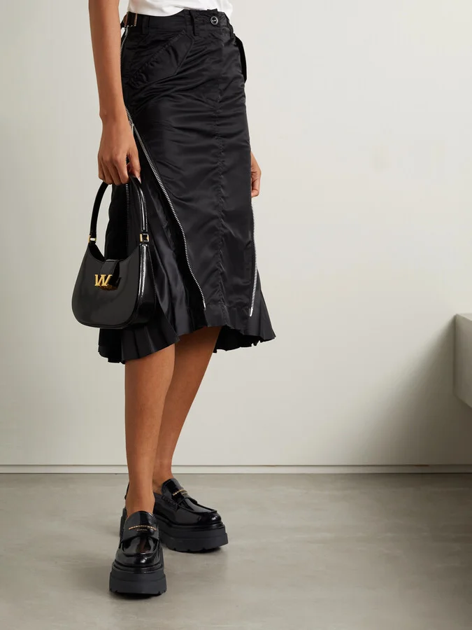 ALEXANDER WANG - Carter Patent-leather Platform Loafers - Black - Image 2