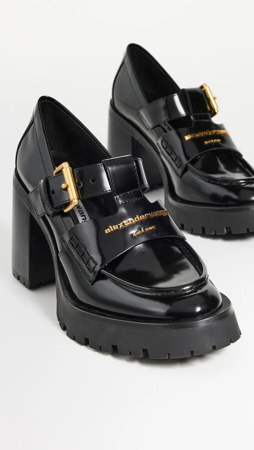 Alexander Wang Carter Platform Loafer Pumps - Image 4