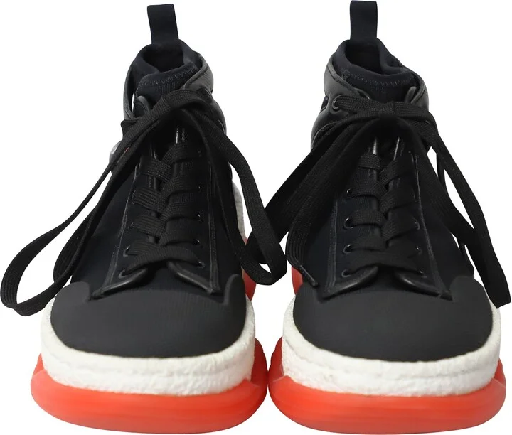 Alexander Wang Chunky Mesh Trainers in Black Cotton