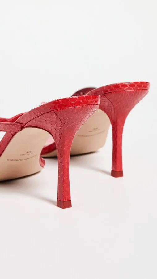 Alexander Wang Dome 85 Strappy Slide Sandals - Image 2