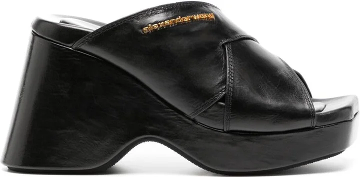 Alexander Wang Float Criss-Cross Wedge Sandal Shoes