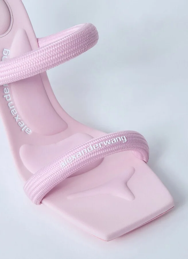 Alexander Wang Julie Tubular Heeled Sandals - Woman Sandals Pink Eu - 38 - Image 3