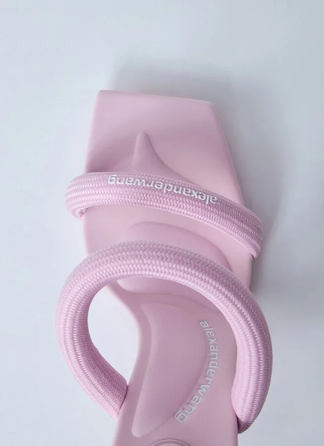Alexander Wang Julie Tubular Heeled Sandals - Woman Sandals Pink Eu - 38 - Image 6