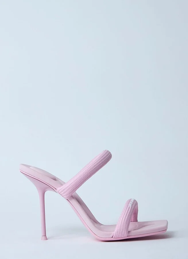 Alexander Wang Julie Tubular Heeled Sandals - Woman Sandals Pink Eu - 38