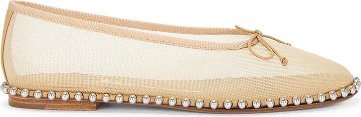 Alexander Wang Lina Ballchain Flat in Nude