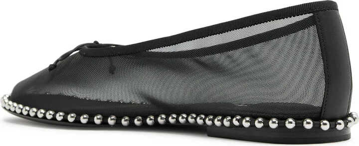 Alexander Wang Lina Studded Mesh Ballet Flats - Image 2