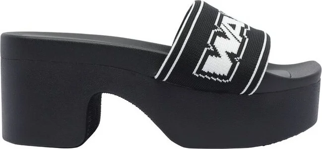 Alexander Wang Logo Strap Platform Sandals