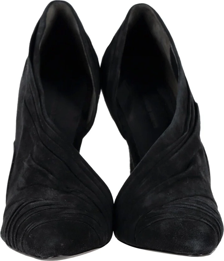 Alexander Wang Marcelia Runway Pumps in Black Suede