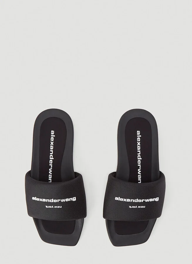 Alexander Wang Pool Slides - Woman Slides Black Eu - 36 - Image 2