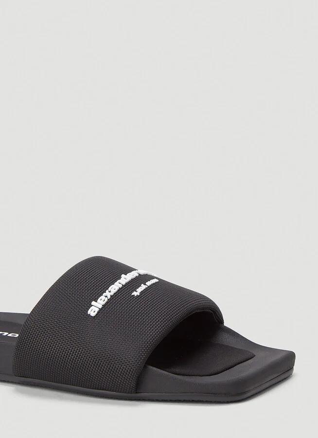 Alexander Wang Pool Slides - Woman Slides Black Eu - 36 - Image 5