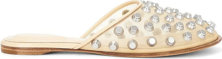 Alexander Wang Rhodes Flat Slipper in Nude