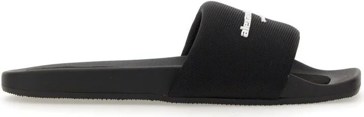 Alexander Wang Sandalo "Aw" In Nylon