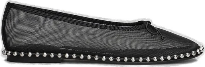 Alexander Wang Studded Mesh Flat Shoes