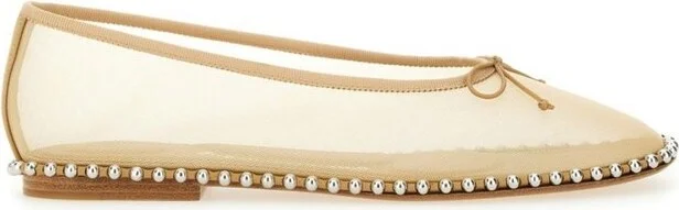 Alexander Wang Studded Mesh Flat Shoes