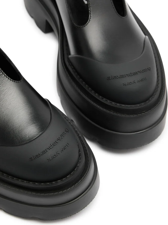 Alexander Wang Tova 65 Leather Platform Mary Jane Shoes - Image 3