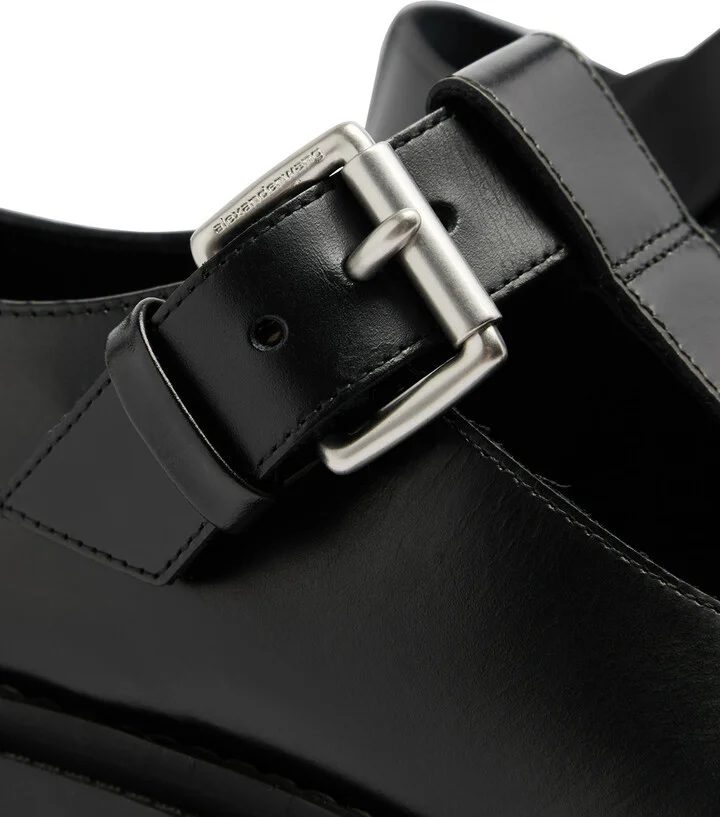Alexander Wang Tova 65 Leather Platform Mary Jane Shoes - Image 4
