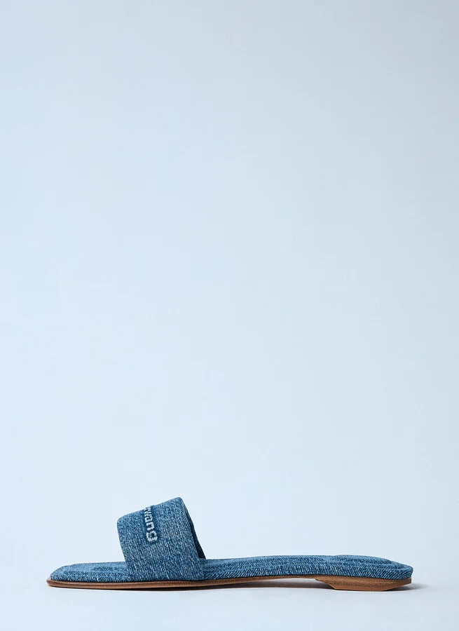 Alexander Wang Vy Denim Sandals - Woman Sandals Blue Eu - 38 - Image 4